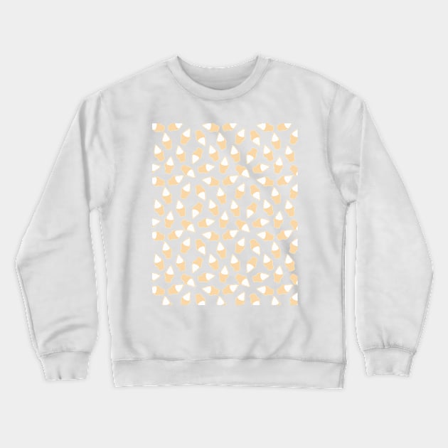 SOFT SERVE ICE CREAM CONE FAST FOOD PATTERN Crewneck Sweatshirt by deificusArt